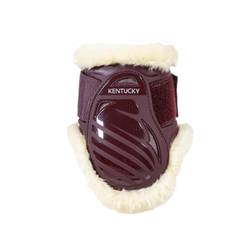 Kentucky - Vegan Sheepskin Young Horse Fetlock Boots Bordeaux S von Kentucky