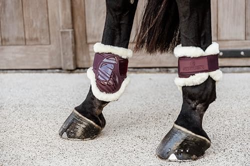 Kentucky - Vegan Sheepskin Young Horse Fetlock Boots Bordeaux S von Kentucky