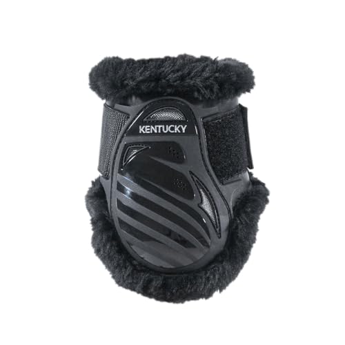 Kentucky - Vegan Sheepskin Young Horse Fetlock Boots schwarz/Fell schwarz L Kentucky - Vegan Sheepskin Young Horse Fetlock Boots schwarz/Fell schwarz L von Kentucky