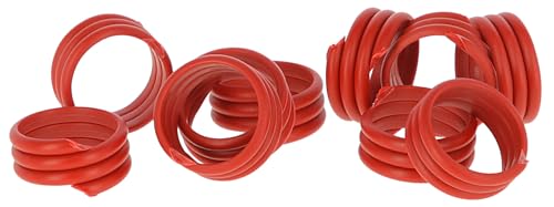 Kerbl Hobbyfarming Spiralring, 10 mm, rot Kunststoff, 100 STK. von Kerbl Hobbyfarming