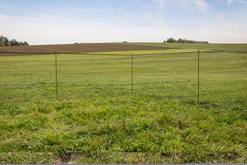 Kerbl Hobbyfarming Universalzaun Multifence, 25 m lang, 0,90 m hoch 15 Befestigungstäbe, 30 U-Heringe, grün von Kerbl Hobbyfarming