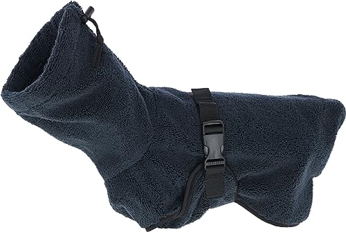 Kerbl Pet Bademantel für Hunde, blau, L, Rückenlänge 60 cm von Kerbl Pet