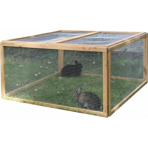 Kerbl Pet Freilaufgehege Vario Freigehege mit Maschendraht, 120x120x59 cm von Kerbl Pet