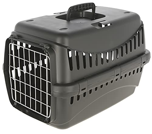 Kerbl Pet 81332 Transportbox Expedion Eco Metalltüre 45x30x30cm, schwarz, 1 kg von Kerbl Pet