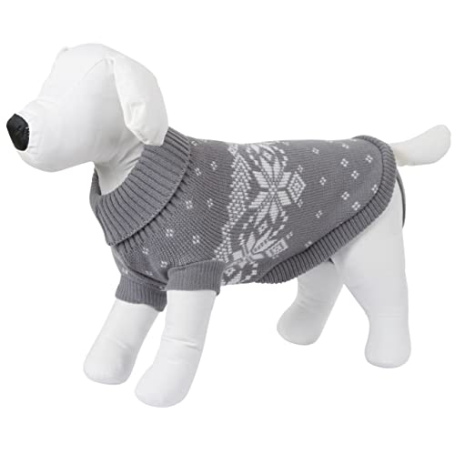 Kerbl Pet 81403 Pullover Lillehammer, 30 cm, grau/weiß von Kerbl Pet