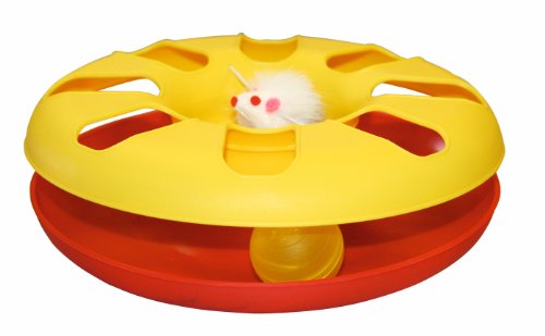 Kerbl Pet 84216 Racing Whell Katzenspielzeug, ø 24 cm, farblich sortiert von Kerbl Pet