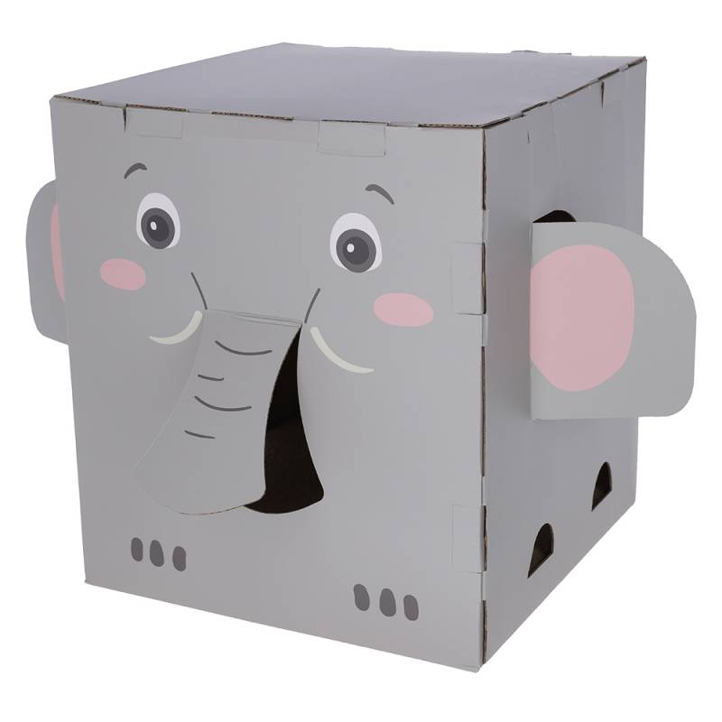 Kerbl Pet Katzenkratzhaus Elefant - L 35 x B 35 x H 39 cm von Kerbl Pet