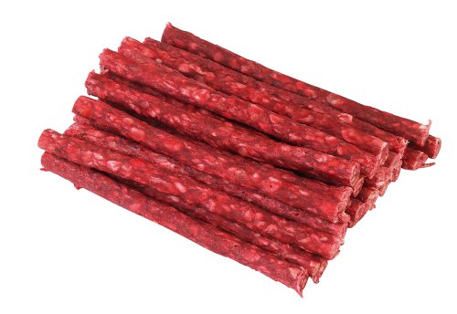 Kerbl Pet Kaurollen rot 9-10 mm/12.5cm im 25er Beutel eingeschweißt, 3er Pack (3 x 220 g) von Kerbl Pet