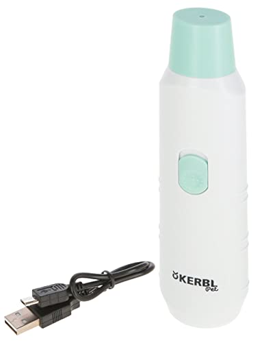 Kerbl Akku-Krallenschleifer (geeignet für Hunde, Katzen und Kleintiere, 1200 mAh Akku, Farbe Weiß) 80077 von Kerbl Pet