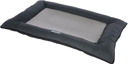 Kerbl Liegekissen Platin Ortho (Farbe grau, L x B x H 115 x 80 x 9 cm, waschbar, mit rutschfester Unterseite, Hundekissen) 80476 von Kerbl Pet