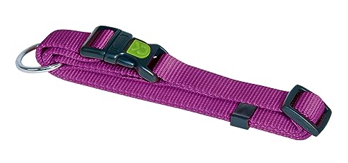 Kerbl Pet Miami Halsband, lila, 25 mm, 25 mm, verstellbar 45-65 cm von Kerbl Pet