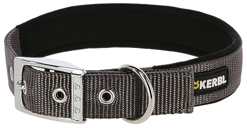 Kerbl Pet MIAMI PLUS Nylonhalsband grau, 53-61cm/38mm von Kerbl Pet