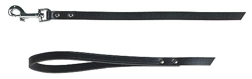 Kerbl Pet Mexica Leine schwarz 12 mm, 100 cm genietet von Kerbl Pet