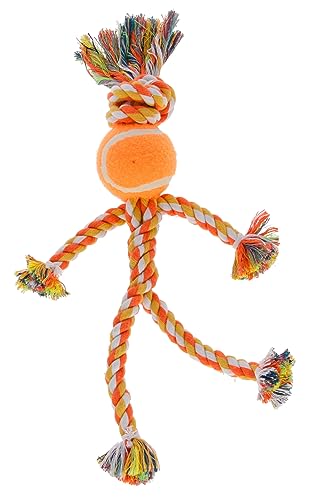 Kerbl Pet Strichmännchen Ball, 30cm orange, Baumwolle von Kerbl Pet