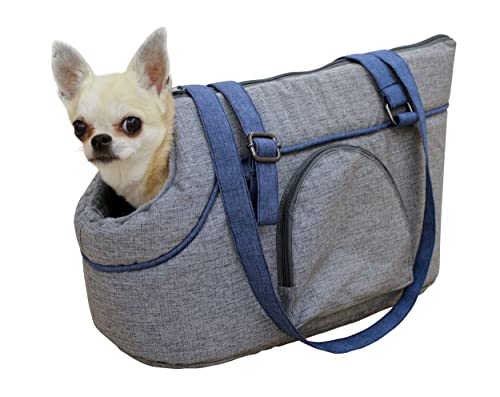 Kerbl Pet Tragetasche Marie, grau/blau 40x20x21cm von Kerbl Pet