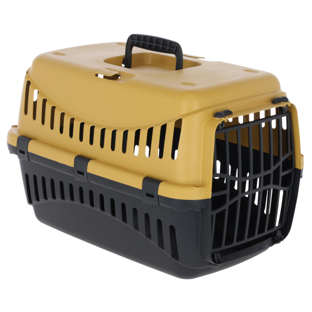 Kerbl Pet Transportbox Expedion - gelb / dunkelgrau: L 45 x B 30 x H 30 cm Kerbl Pet Transportbox Expedion - gelb / dunkelgrau: L 45 x B 30 x H 30 cm von Kerbl Pet