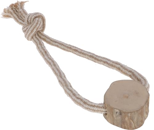 Kerbl Pet Wurfspielzeug S, Jute/Baum- wolle, mit Kaffeeholz, 27cm von Kerbl Pet