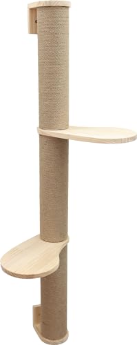 Kratzsäule Timber, mit Jute, Länge 127cm, von Kerbl Pet