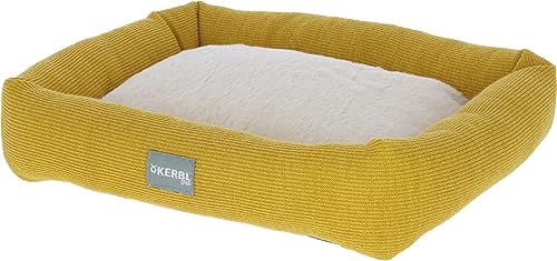 Kerbl Pet Kuschelbett für Kleintiere, weiß/gelb, 36x32x7cm von Kerbl Pet