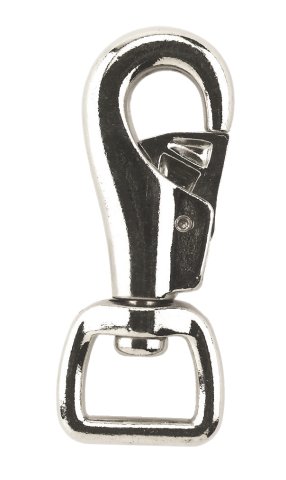 Kerbl 12506 Karabiner mit eckigem Wirbel - 10 Stück von Kerbl