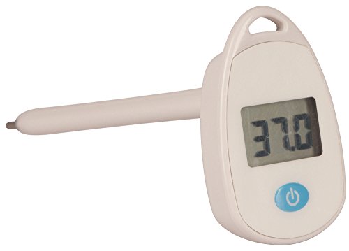 Kerbl 2138 Fieberthermometer Großtiere, Digital Schnell Wasserdicht, Sonde 14 cm von Kerbl