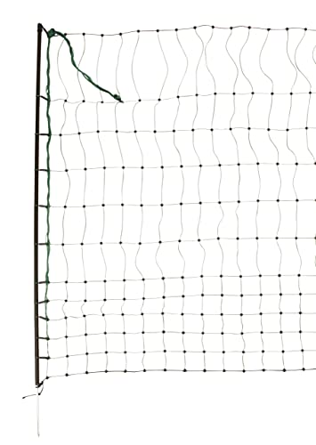 Kerbl 292208 Geflügelnetz 50 m, 112 cm Einzelspitze, ohne Strom, grün von Kerbl