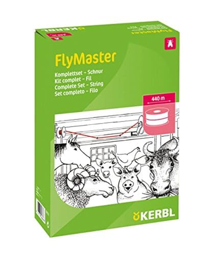 Kerbl 299776 Flymaster Fliegenschnur Komplettset, 440 m von Kerbl