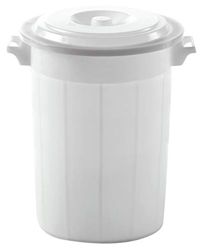 Kerbl 3210249 Futtertonne weiß mit Deckel 70ltr von Kerbl