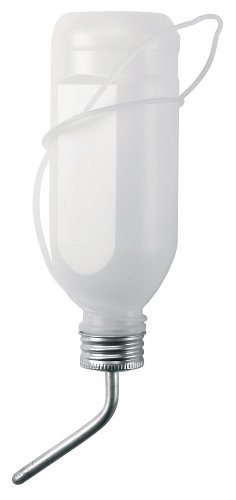 Kerbl Pet 74120 Trinkflasche für Kaninchen, 500 ml Kunststoff mit Aluröhrchen von Kerbl Pet