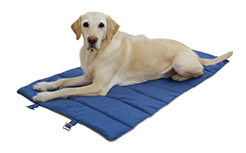 Kerbl Pet Reisematte Marie, grau/blau, 112 x 67 cm, von Kerbl Pet