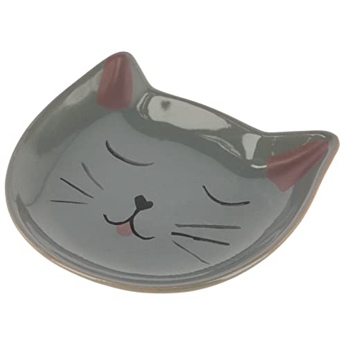 Kerbl 80544 Keramikteller Kitty mit Motiv, Katzennapf Katzenteller Fressteller von Kerbl