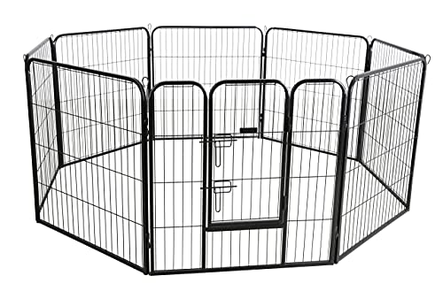 Kerbl Pet 80577 Hunde- und Welpengehege 80x77cm, 8 Elemente, mit Türe, 20.12 kg von Kerbl Pet