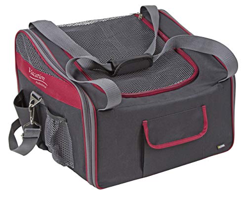 Kerbl 80594 Autositztasche Axion, 41 x 34 x 30 cm, schwarz/rot von Kerbl