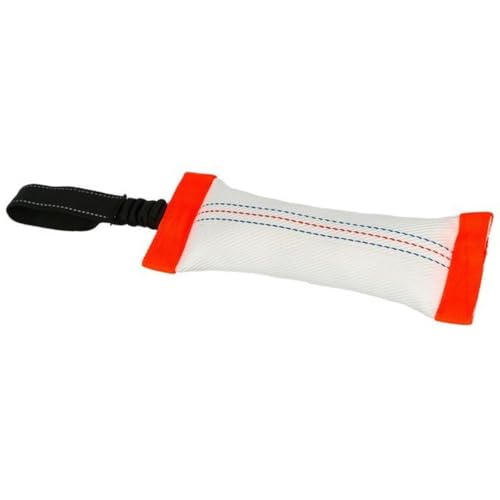 Kerbl Pet 80775 Trainingsdummy mit Schlaufe, 30 x 8,5 cm, weiß/orange von Kerbl Pet