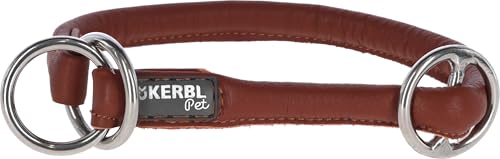 Kerbl Pet 81092 Rundleder-Halsband Roma mit Stopper, 50 cm, 8 mm, cognac von Kerbl Pet