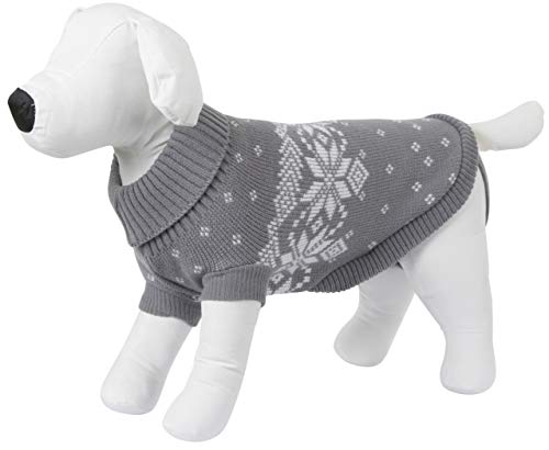 Kerbl Pet 81404 Pullover Lillehammer, 35 cm, grau/weiß von Kerbl Pet