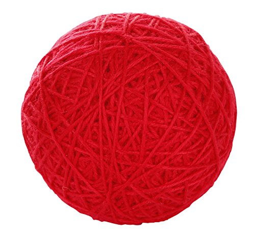 Kerbl Pet 81664 Wollspielball, 10 cm, rot von Kerbl Pet