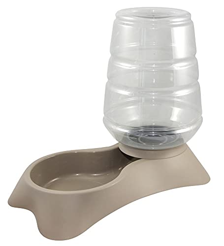 Kerbl Wasserspender Nuvola 3,8 l, taupe, 2-tlg. (Wassernapf, Spender) 81998 von Kerbl Pet