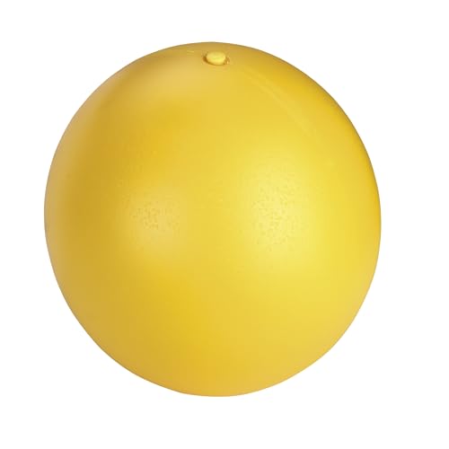 Kerbl Hundespielball (Farbe Gelb, Durchmesser 30 cm, Gewicht 800g, Treibspielball, robust und langlebig) 82274 von Kerbl Pet