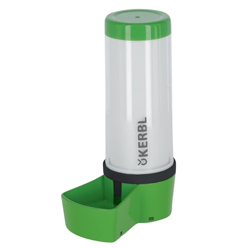 Kerbl Pet Pet Kleintiertränke NoFrost Superior 2.0 (Tränke für Hasen, Flasche doppelwandig isoliert, frostfrei bis -20°C, isolierter Boden, 8 W Heizelement, heizbare Tiertränke) 82738, Kaninchen von Kerbl Pet