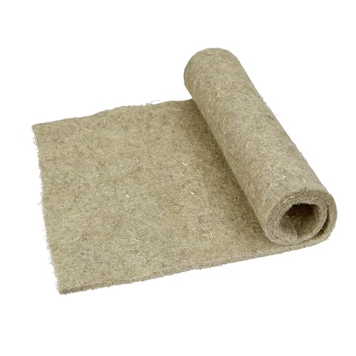 Kerbl Nagerteppich (L x B x H 25 x 40 x 1 cm, aus 100% Hanf, saugstark und atmungsaktiv, kompostierbar) 82744 von Kerbl Pet