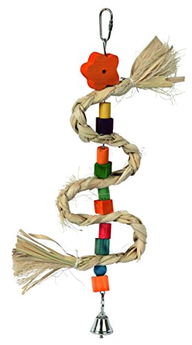 Kerbl Pet 82946 Vogelspielzeug Nature mit Glocke, Höhe 36 cm von Kerbl Pet