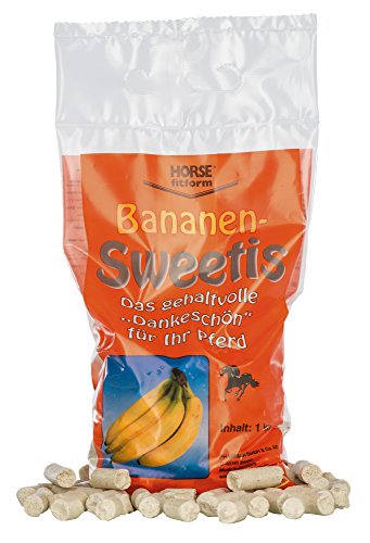 Pharmakas HORSE fitform Kerbl Bananen Sweeties, 1er Pack (1 x 1 kg) von Kerbl