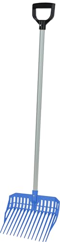 Kerbl Dunggabel EcoFork Mini – Blau (Abmessung 27,2 x 31 cm, Gewicht 0,22 kg, Kunststoffgabel/Aluminiumstiel) 3230577 von Kerbl