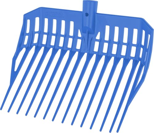 Kerbl Dunggabel EcoFork Mini – ohne Stiel, Royal-Blau (Abmessung 27,2 x 31 cm, Gewicht 0,22 kg, Kunststoffgabel) 3230576 von Kerbl