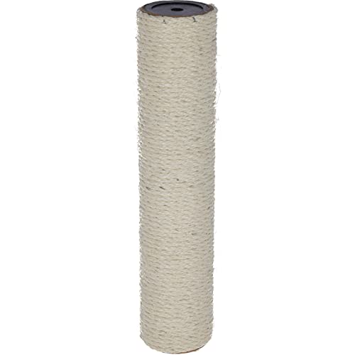 Kerbl Kratzsäule (Farbe beige, Länge 30 cm, mit M8 Gewinde, Sisal an den Säulen verklebt, Stammdurchmesser 9 cm) 83048 von Kerbl Pet