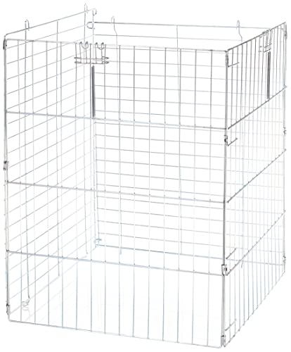 Kerbl Erweiterungselement für Freilaufgehege 83172 (Gehege für Kanninchen + Kleintiere, Metall verzinkt, Maße 72x112 cm, Gitterabstand 3,5 cm) 83173 von Kerbl Pet