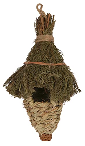 Kerbl Pet Grasnest für Vögel, Vogelhaus Vogelnest Unterschlupf Nistkasten 27x12cm von Kerbl