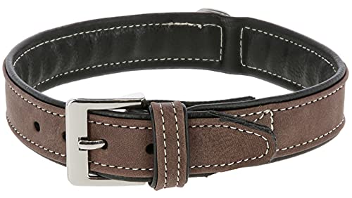 Kerbl Halsband California, Kunstleder Braun Breite 20-40mm Halsumfang 32-64cm von Kerbl