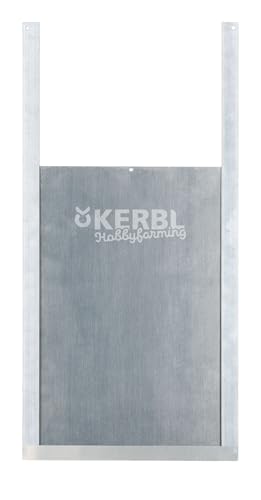 Kerbl Schiebetür inklusive Führungsschienen, Größe S, B x H 22 x 33 cm, einfache Montage, Türe für Hühnerstall, 70560 von Kerbl